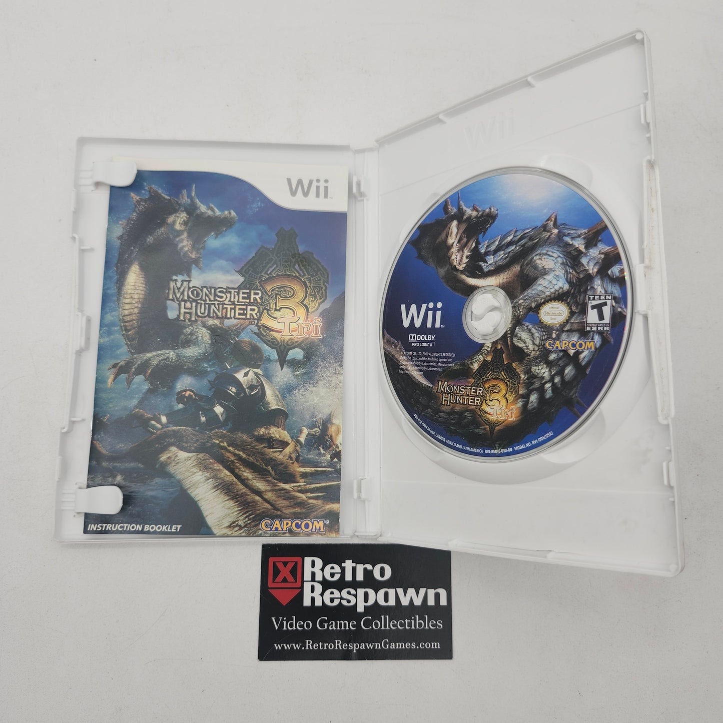 Monster Hunter Tri - Wii (Complete)