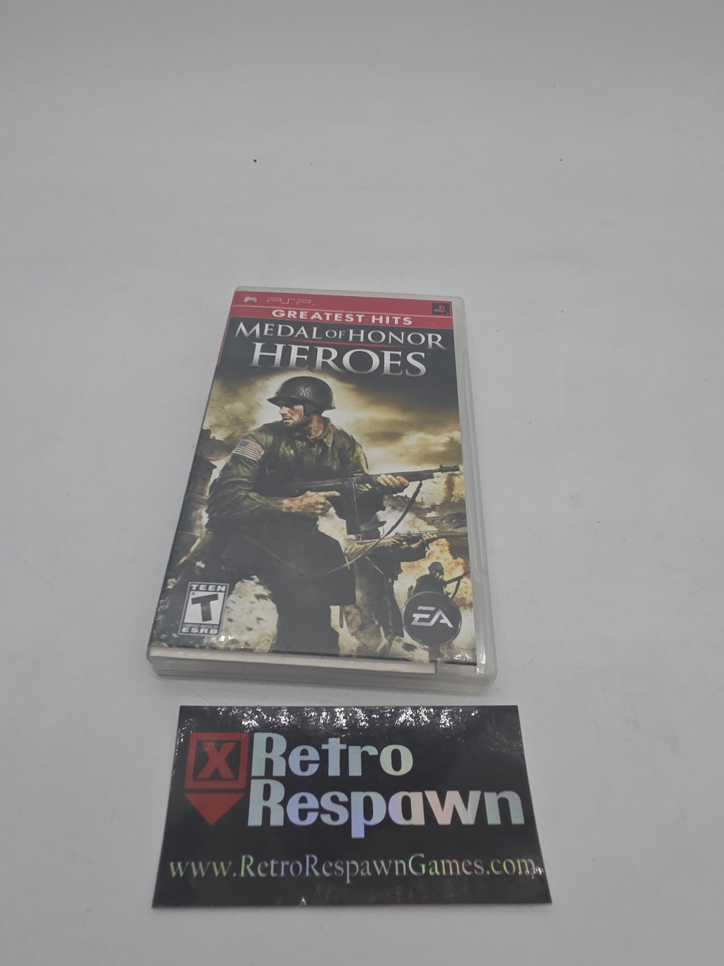 Medal of Honor Heroes [Greatest Hits] - PSP (Complete)