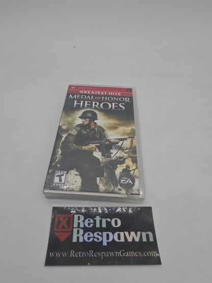 Medal of Honor Heroes [Greatest Hits] - PSP (Complete)