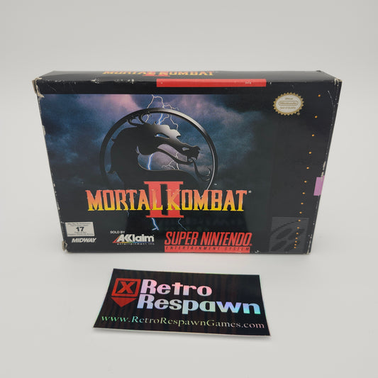 Mortal Kombat II - Super Nintendo (Complete)