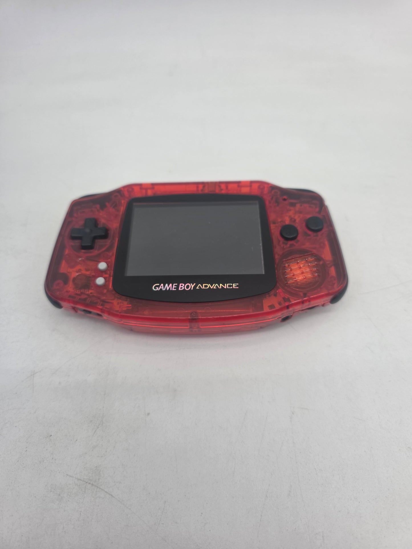 IPS Modded Transparent Red Gameboy Advance - Gameboy Advance (Console Only)