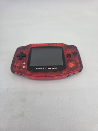IPS Modded Transparent Red Gameboy Advance - Gameboy Advance (Console Only)
