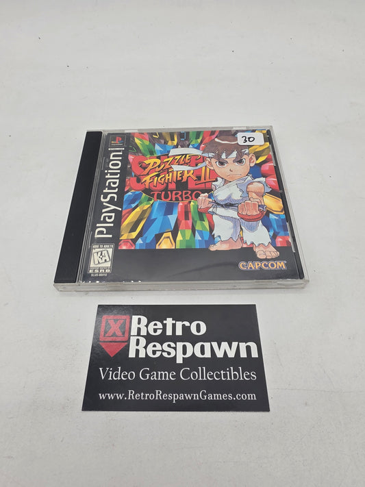 Super Puzzle Fighter II Turbo - Playstation (Complete)