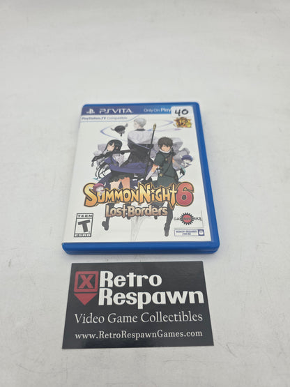 Summon Night 6 Lost Borders - Playstation Vita (Complete)