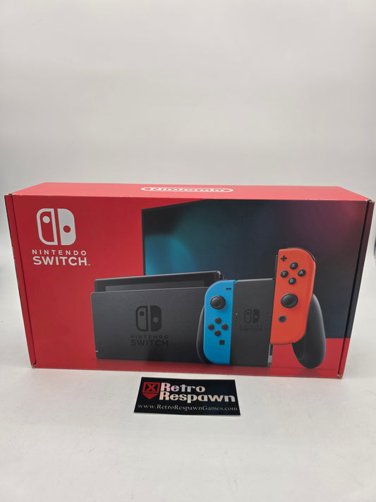 Nintendo Switch with Blue and Red Joy-con [Version 2] - Nintendo Switch (Complete)