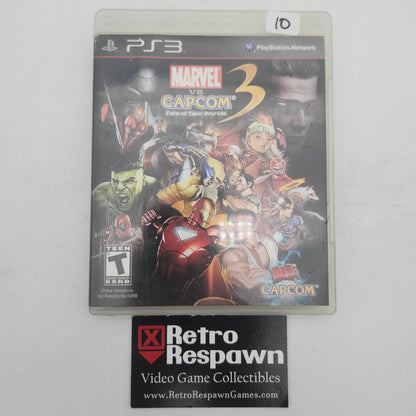 Marvel Vs. Capcom 3: Fate of Two Worlds - Playstation 3 (Complete)