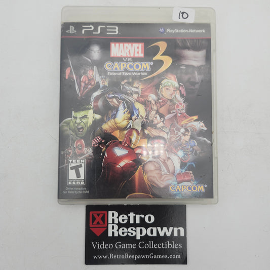 Marvel Vs. Capcom 3: Fate of Two Worlds - Playstation 3 (Complete)