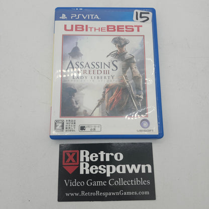 Assassin's Creed III Lady Liberty [Ubi the Best] - JP Playstation Vita (Complete)