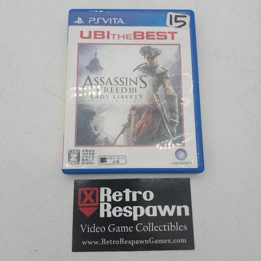 Assassin's Creed III Lady Liberty [Ubi the Best] - JP Playstation Vita (Complete)