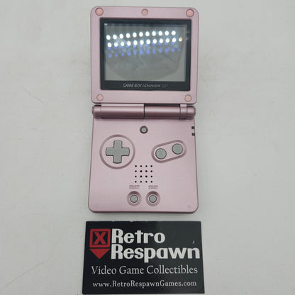 Pearl Pink Gameboy Advance SP - JP GameBoy Advance (Console + Charger)