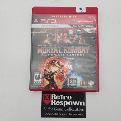 Mortal Kombat Komplete Edition - Playstation 3 (Complete)