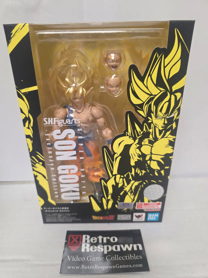 Super Saiyan Son Goku Tamashii Nations 15th Anniversary - Exclusive Edition- S.H.Figuarts -Figure/Statue (Sealed)
