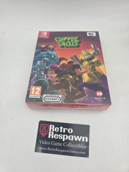 Coffee Crisis Special Edition - PAL Nintendo Switch (Sealed)