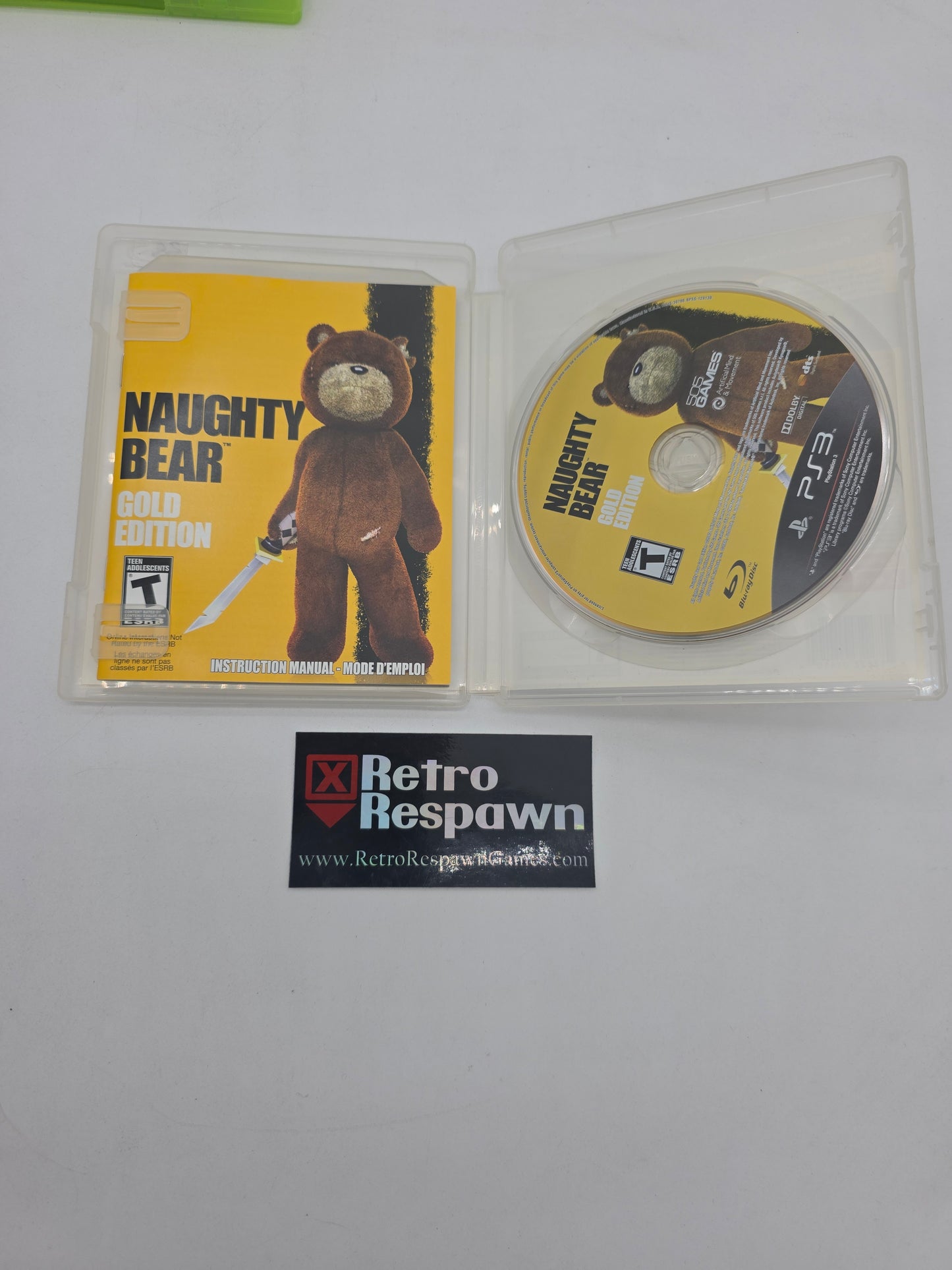 Naughty Bear: Gold Edition - Playstation 3 (Complete)