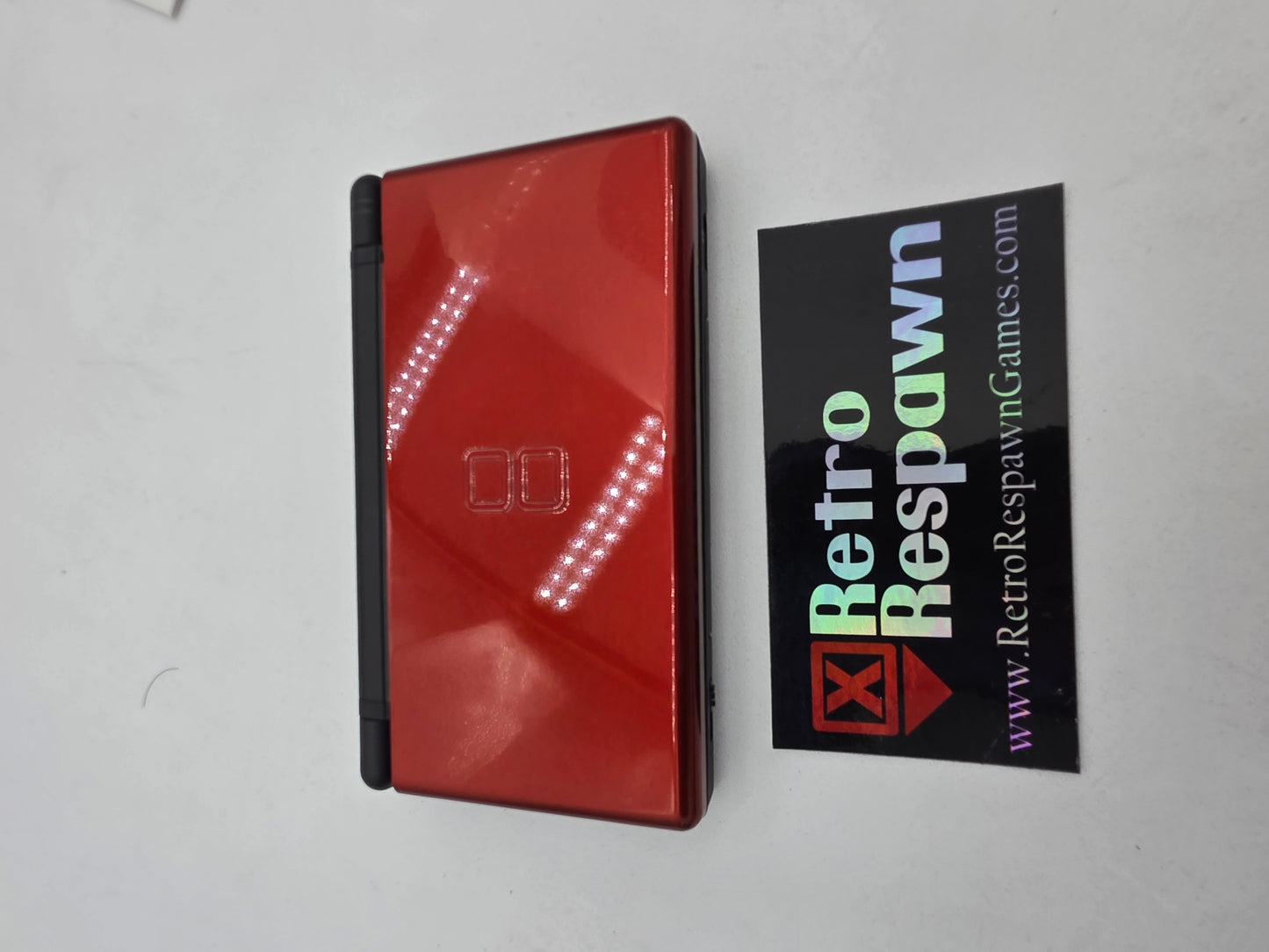 Red Crimson & Black Nintendo DS Lite - Nintendo DS (Complete)
