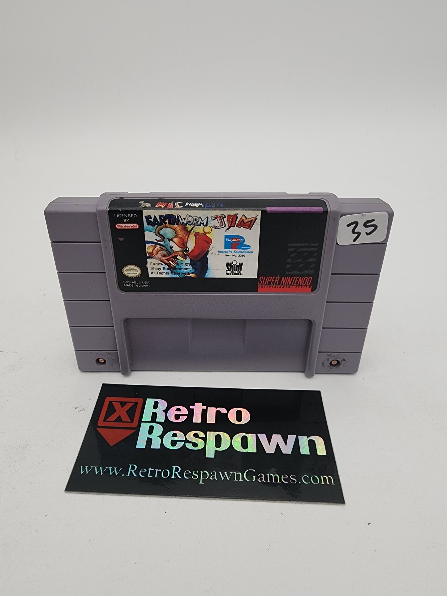 Earthworm Jim - Super Nintendo (Game Only)