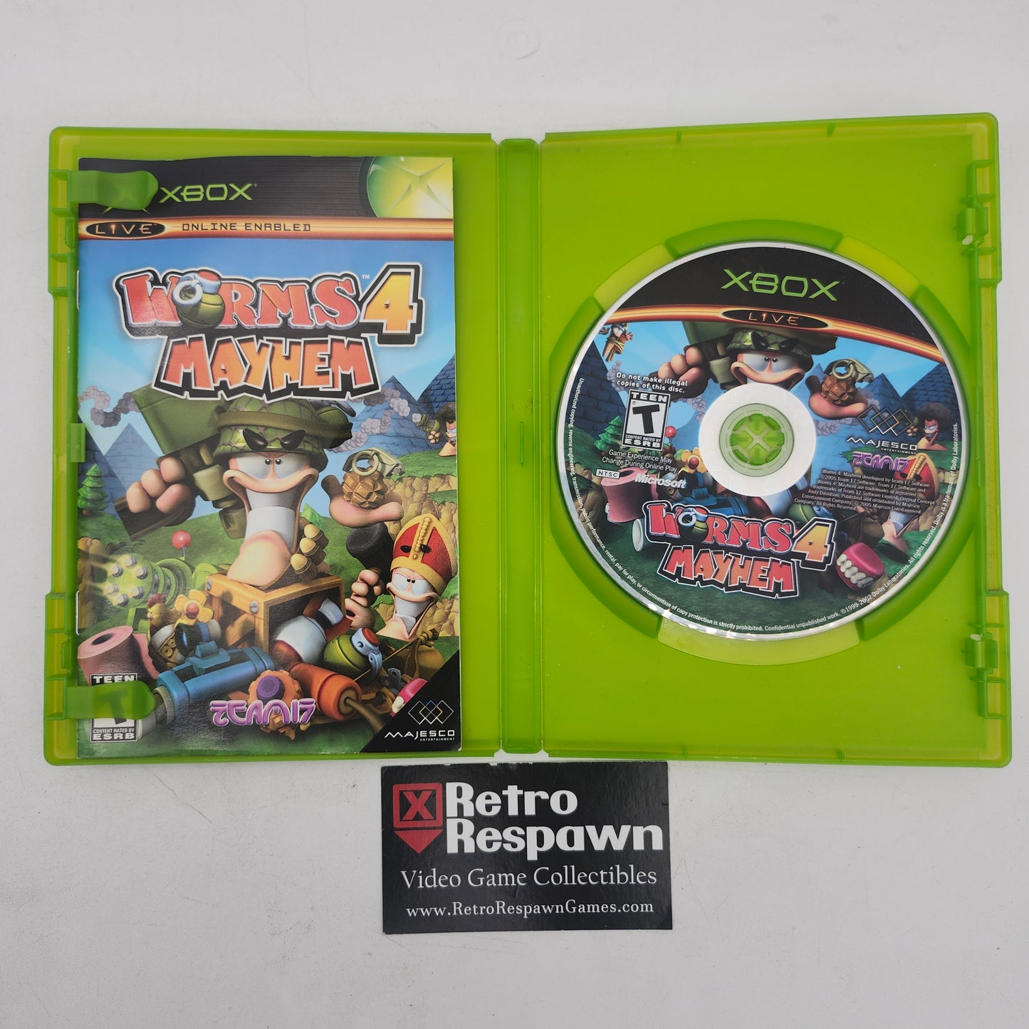 Worms 4 Mayhem - Xbox (Complete)