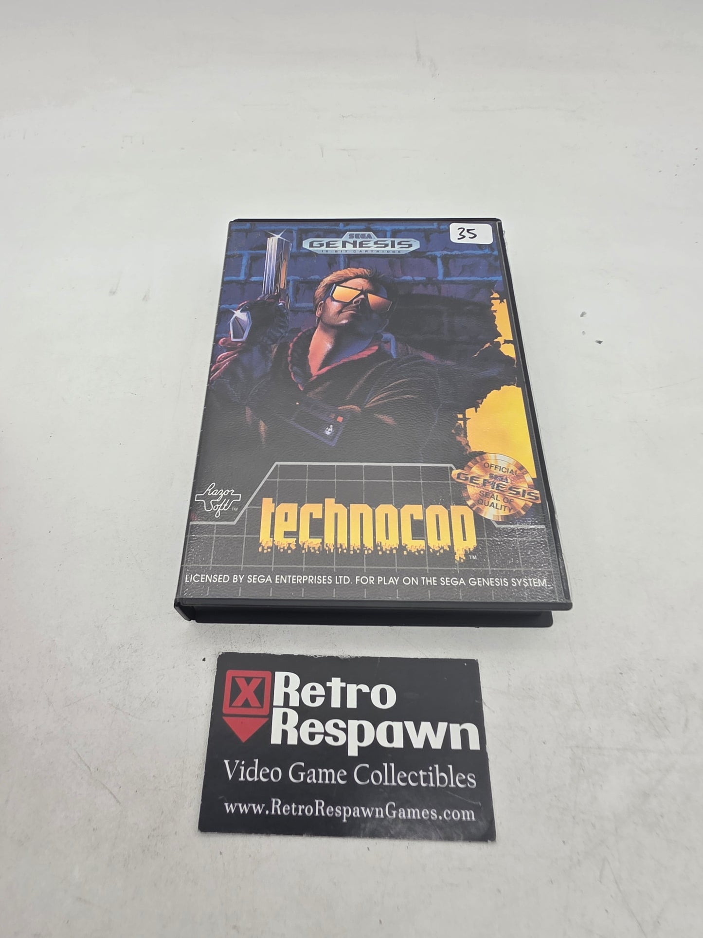 Techno Cop - Sega Genesis (Complete)