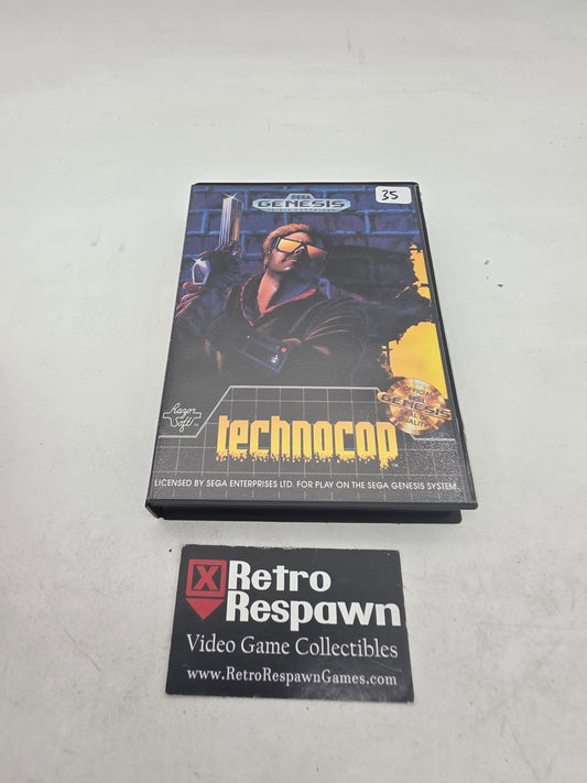 Techno Cop - Sega Genesis (Complete)