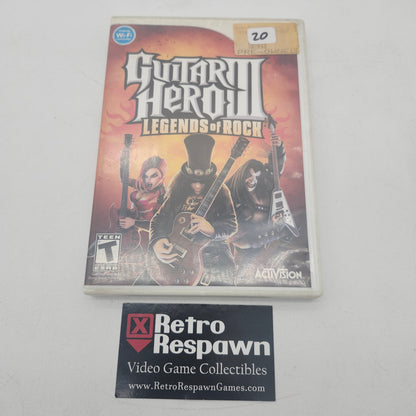 Guitar Hero III Legends of Rock - Wii (Complete)