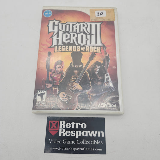Guitar Hero III Legends of Rock - Wii (Complete)