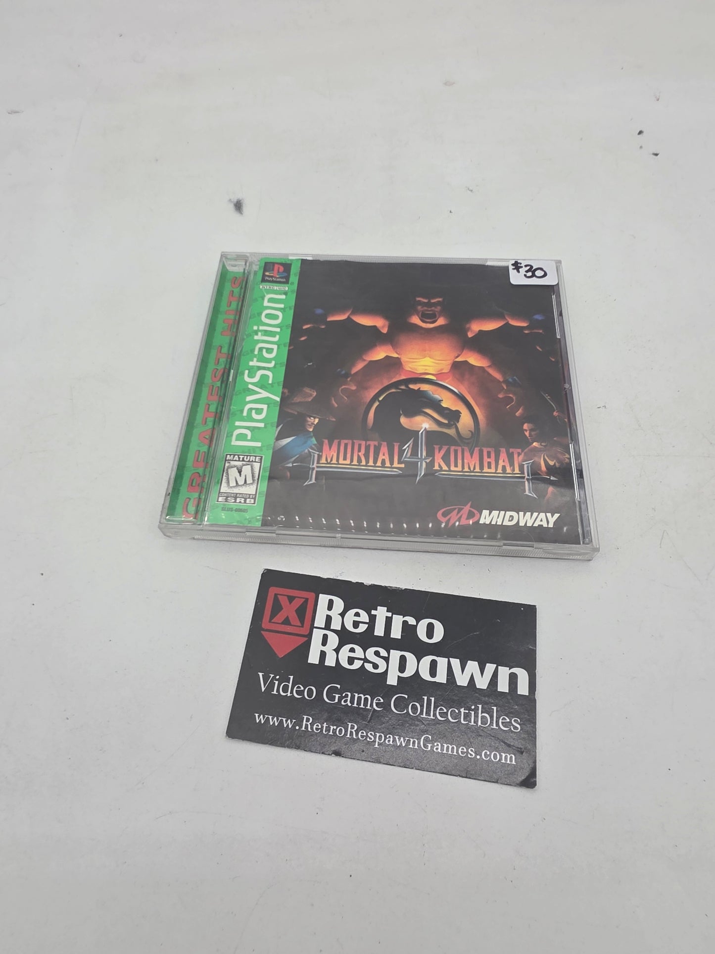 Mortal Kombat 4 [Greatest Hits]- Playstation (Complete)