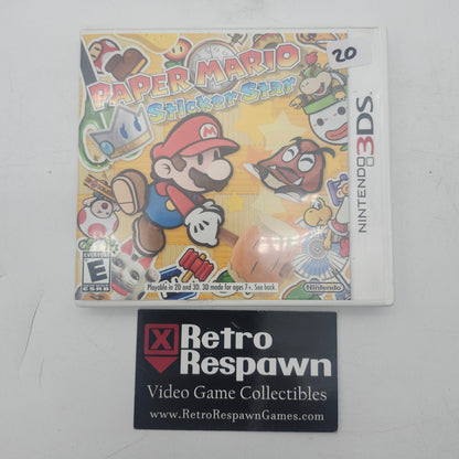 Paper Mario: Sticker Star - Nintendo 3DS (Complete)