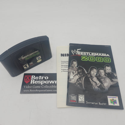 WWF Wrestlemania 2000 - Nintendo 64 (Complete)