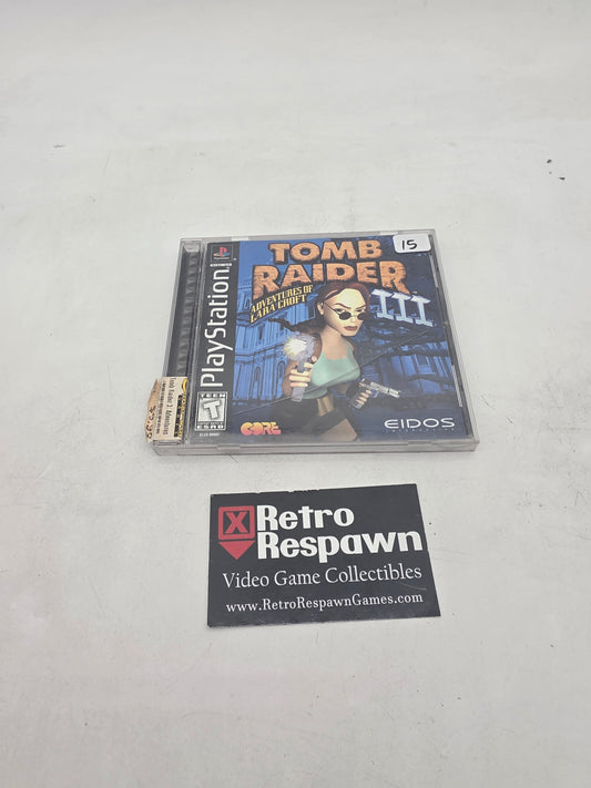 Tomb Raider III - Playstation (Complete)