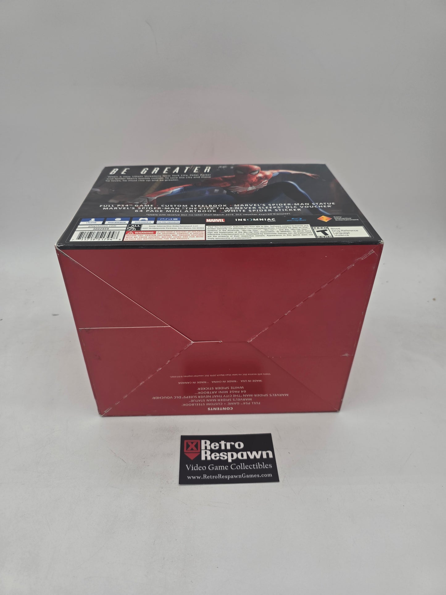 Marvel Spiderman [Collector's Edition] - Playstation 4 (Complete)