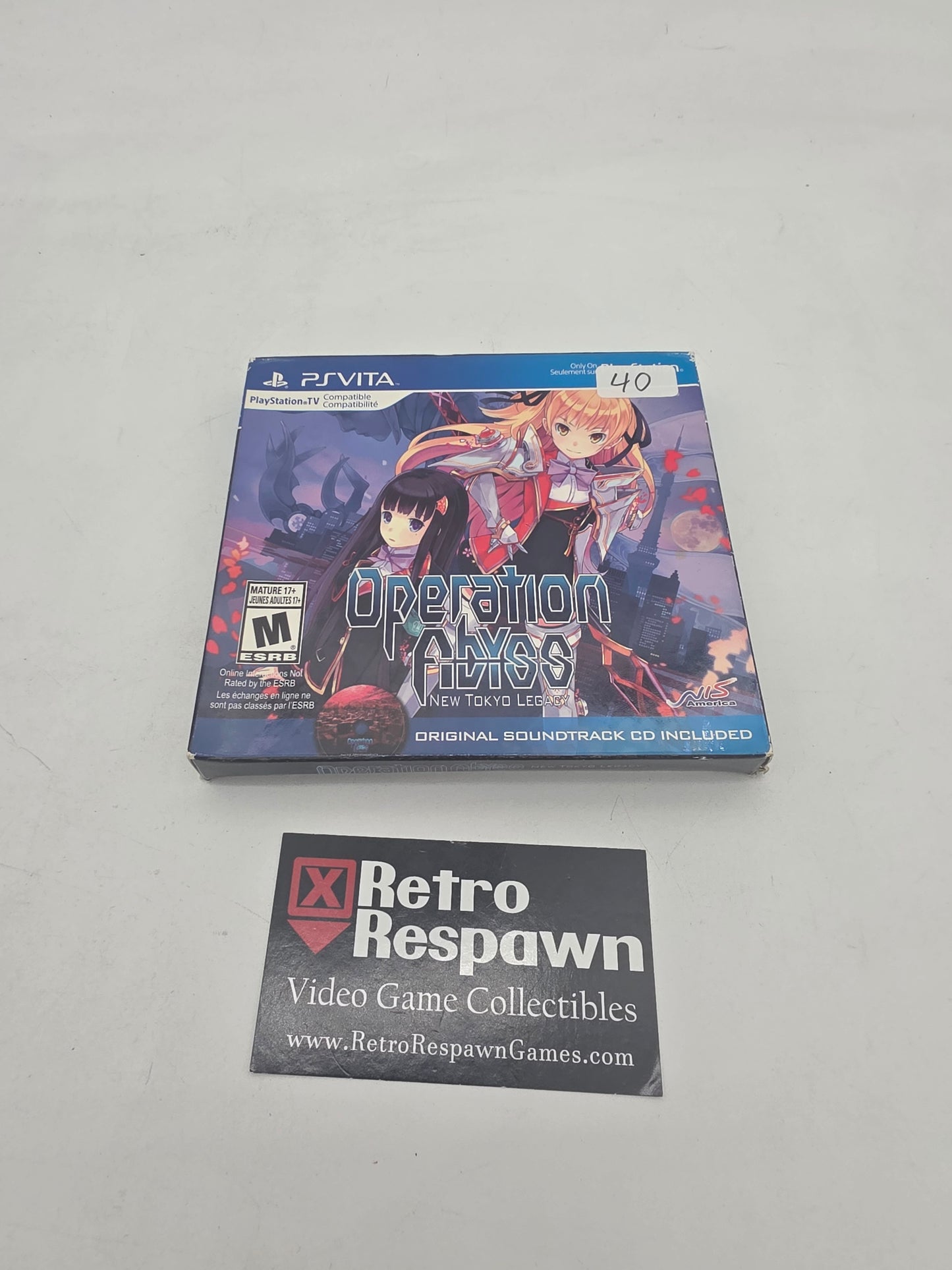 Operation Abyss: New Tokyo Legacy [+Soundtrack] - Playstation Vita (Complete)