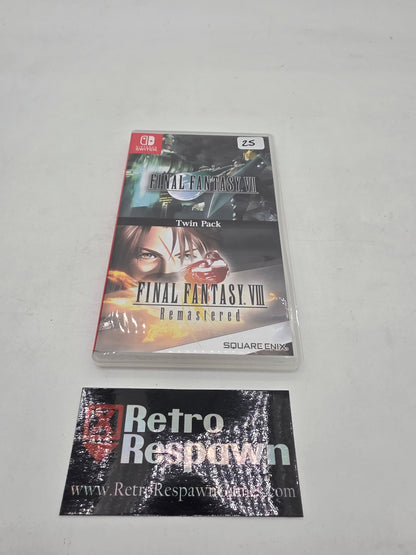 Final Fantasy VII & VIII Remastered Twin Pack - Nintendo Switch (Complete)