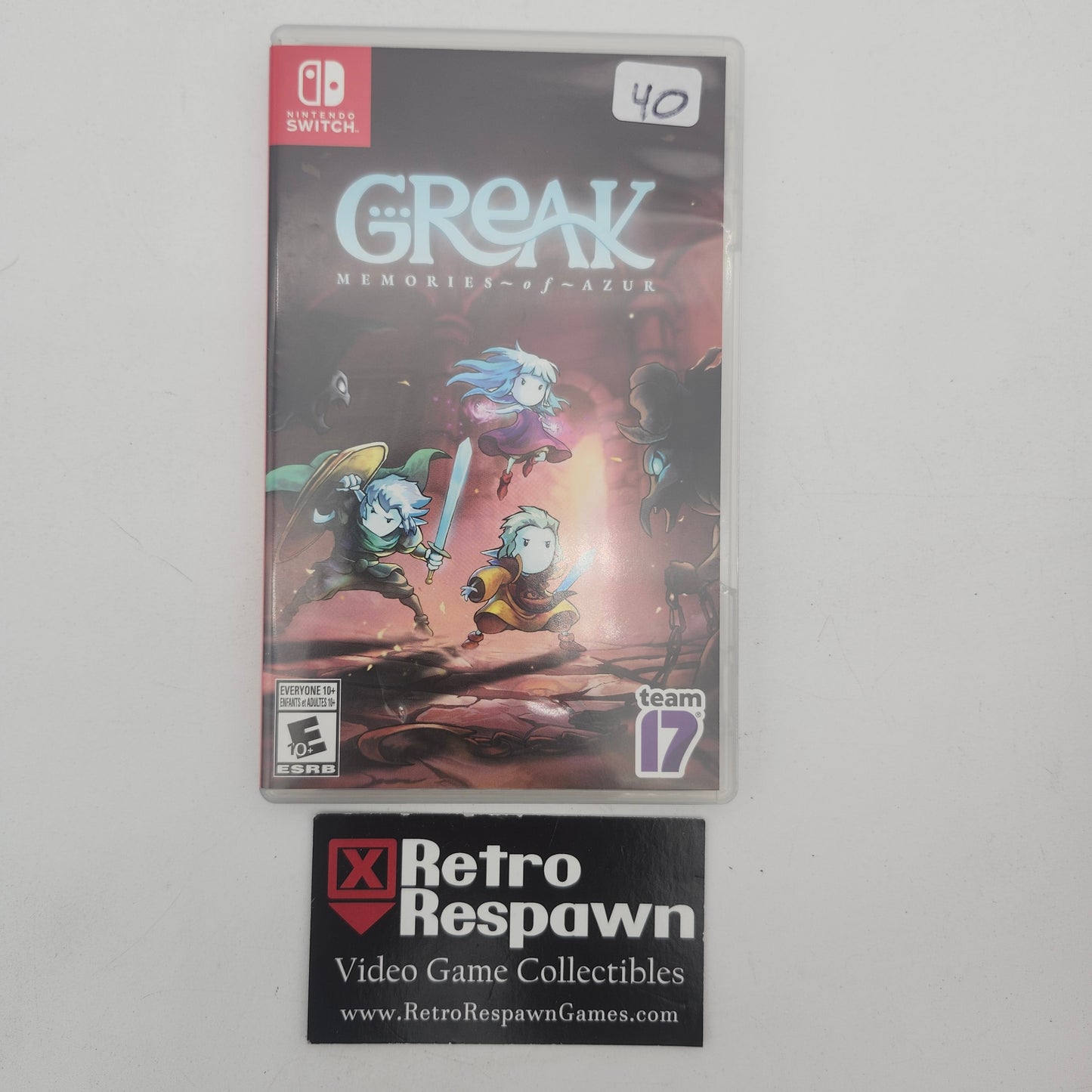 Greak: Memories of Azur - Nintendo Switch (Complete)