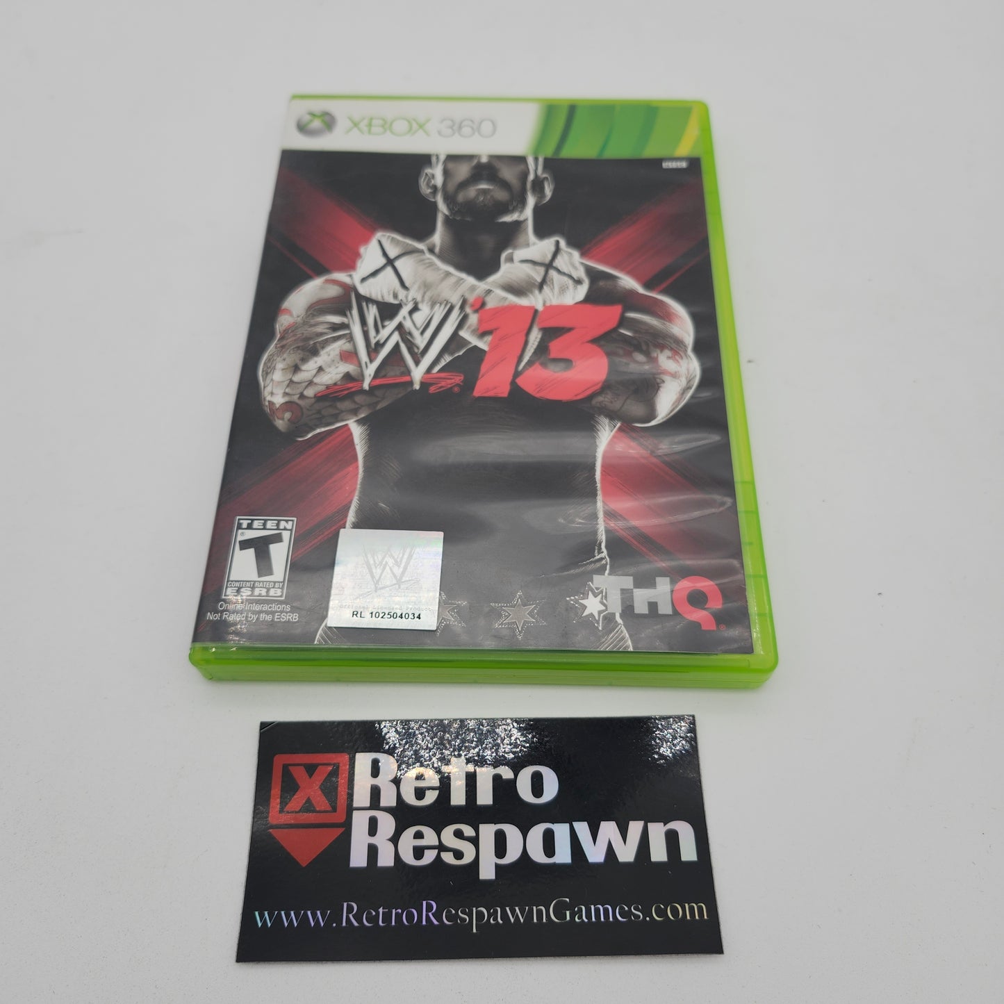 WWE '13 - Xbox 360 (Complete)