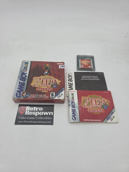 1st Print Zelda Oracle of Seasons - GameBoy Color (Complete)