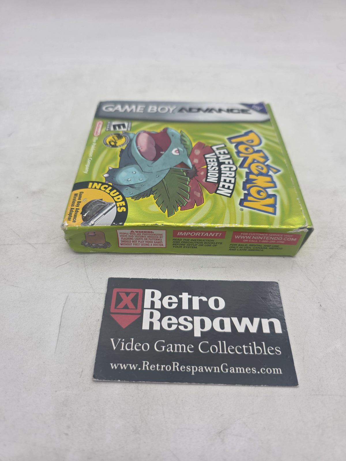 Pokemon LeafGreen Version - GameBoy Advance (Complete/Check Images)