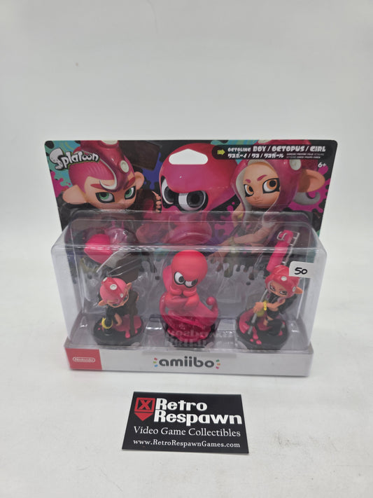 Octoling Boy/Octopus/Girl - Amiibo (Sealed)