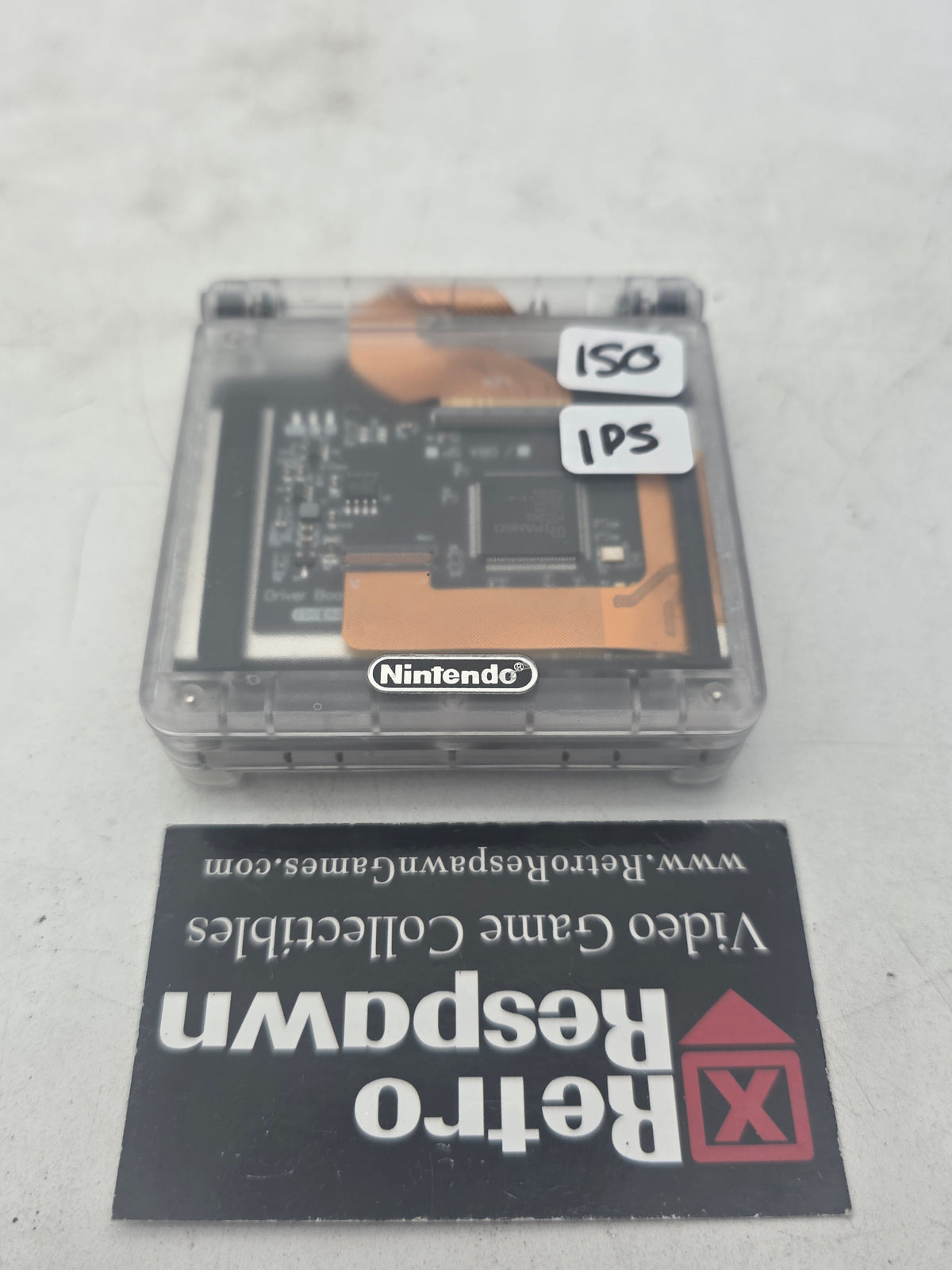 Clear Shell IPS Gameboy Advance SP - GameBoy Advance (Console + Charger)