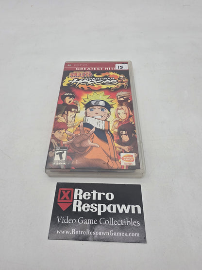 Naruto Ultimate Ninja Heroes [Greatest Hits] - PSP (Complete)