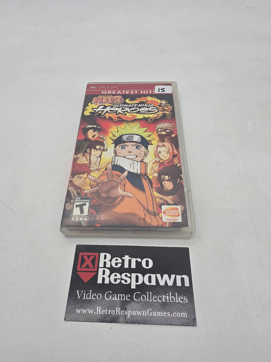 Naruto Ultimate Ninja Heroes [Greatest Hits] - PSP (Complete)