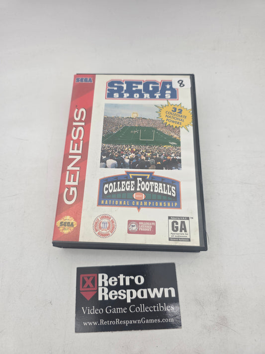 College Football's National Championship - Sega Genesis (Complete)