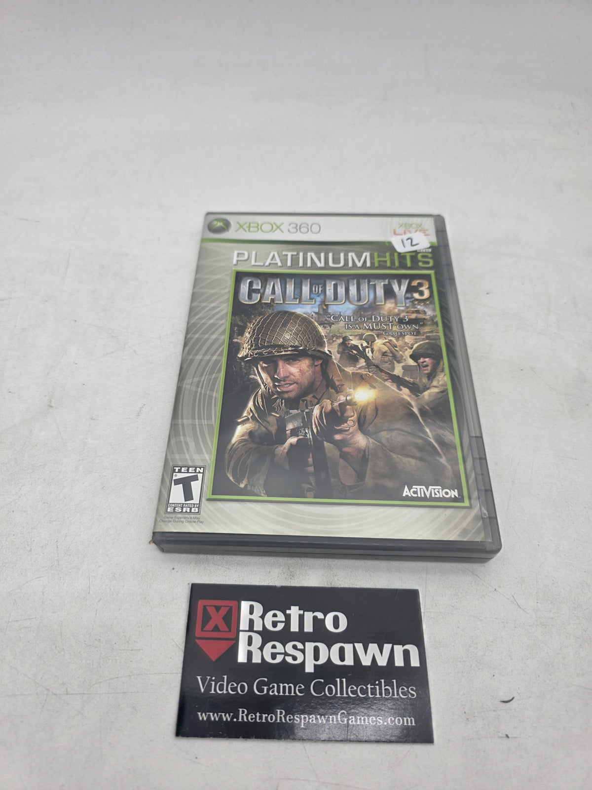 Call of Duty 3 [Platinum Hits] - Xbox 360 (Complete)