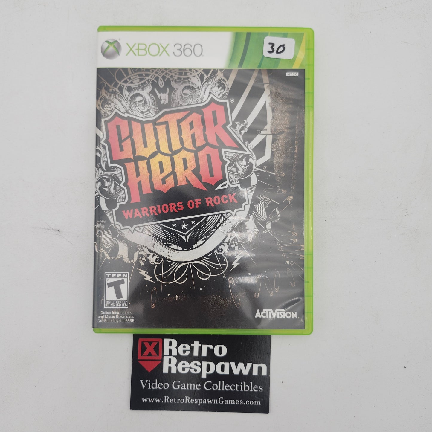 Guitar Hero: Warriors of Rock - Xbox 360 (Complete)
