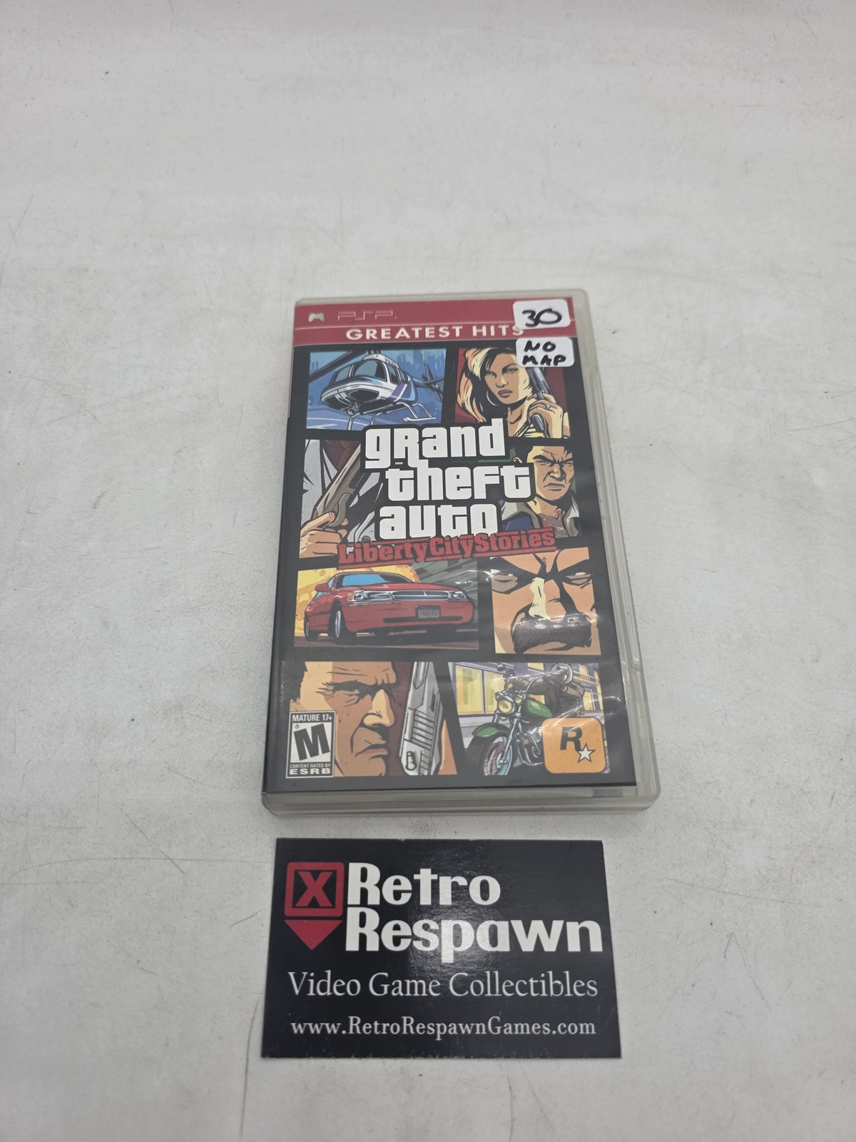 Grand Theft Auto Liberty City Stories [Greatest Hits] - PSP (Complete No Map)