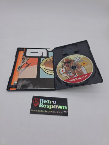Grand Theft Auto San Andreas [Greatest Hits] - Playstation 2 (Complete/Map)