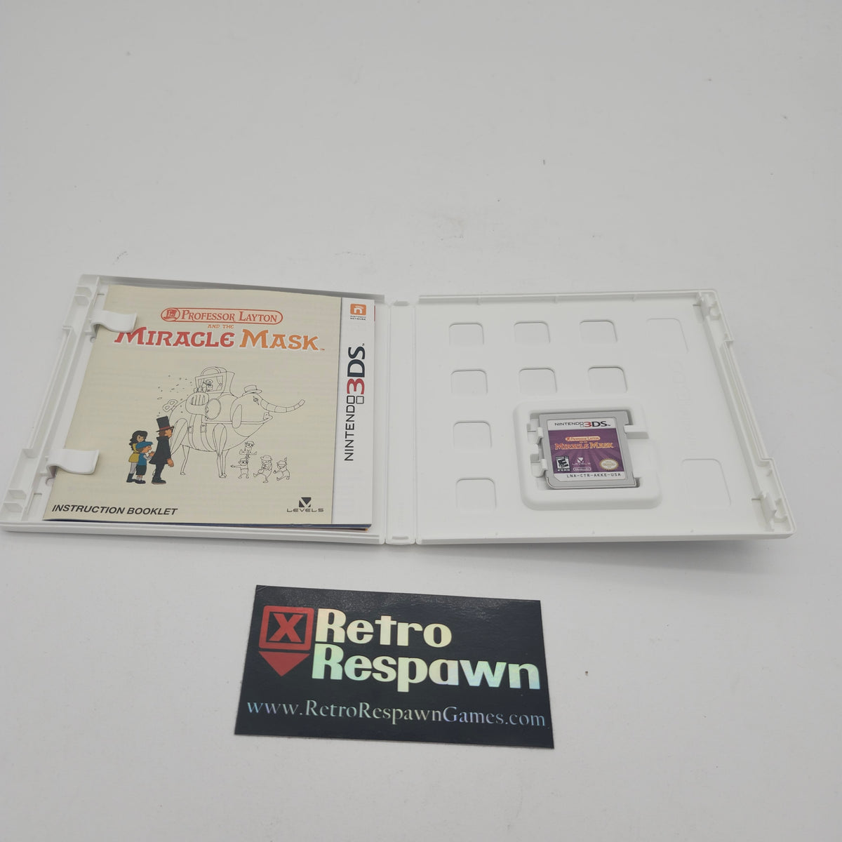 Professor Layton and The Miracle Mask - Nintendo 3DS (Complete)