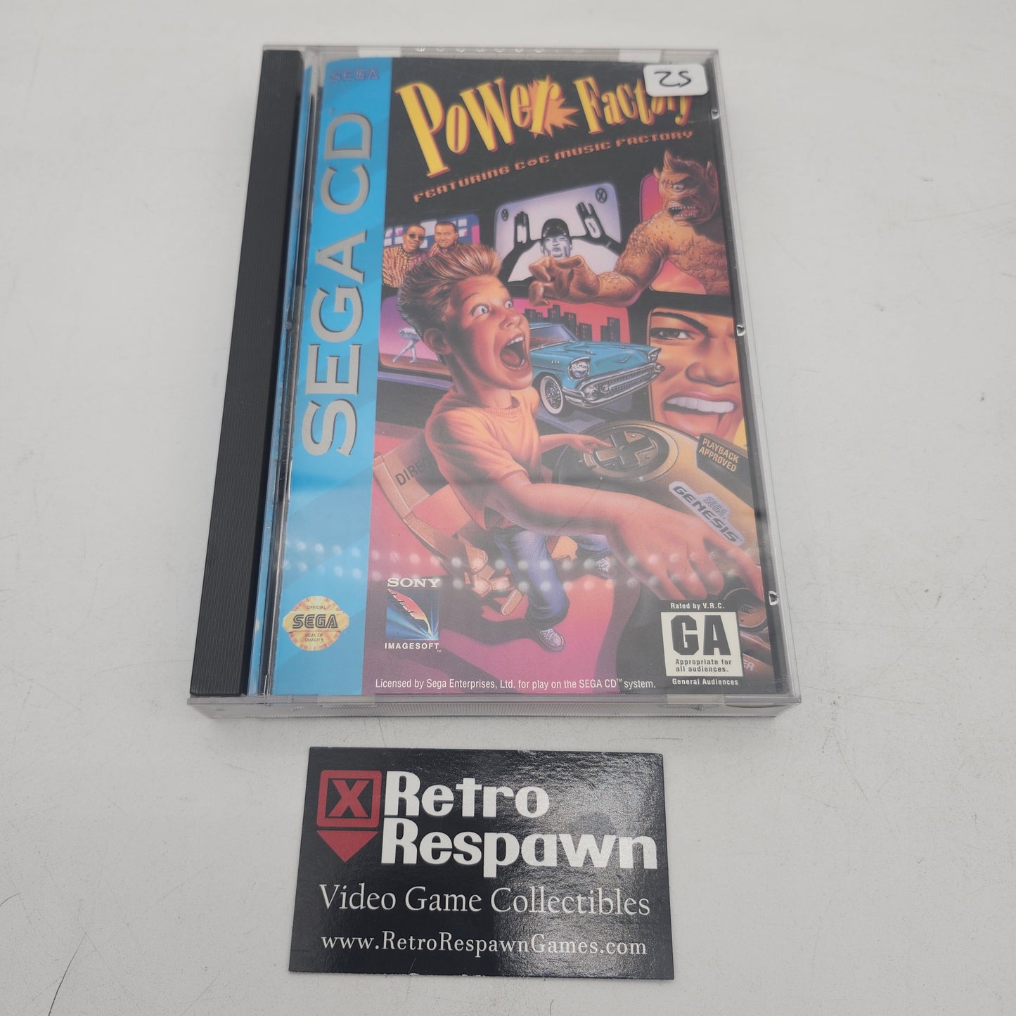 Power Factory: Featuring C+C Music Factory - Sega CD (Complete)