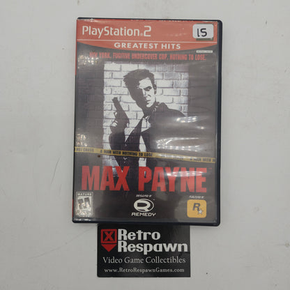 Max Payne (Greatest Hits)- Playstation 2 (Complete)