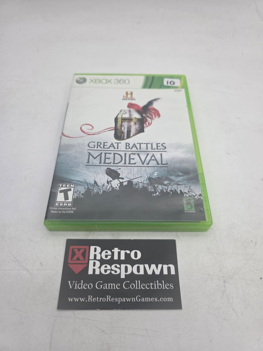 History Great Battles Medieval - Xbox 360 (Complete)