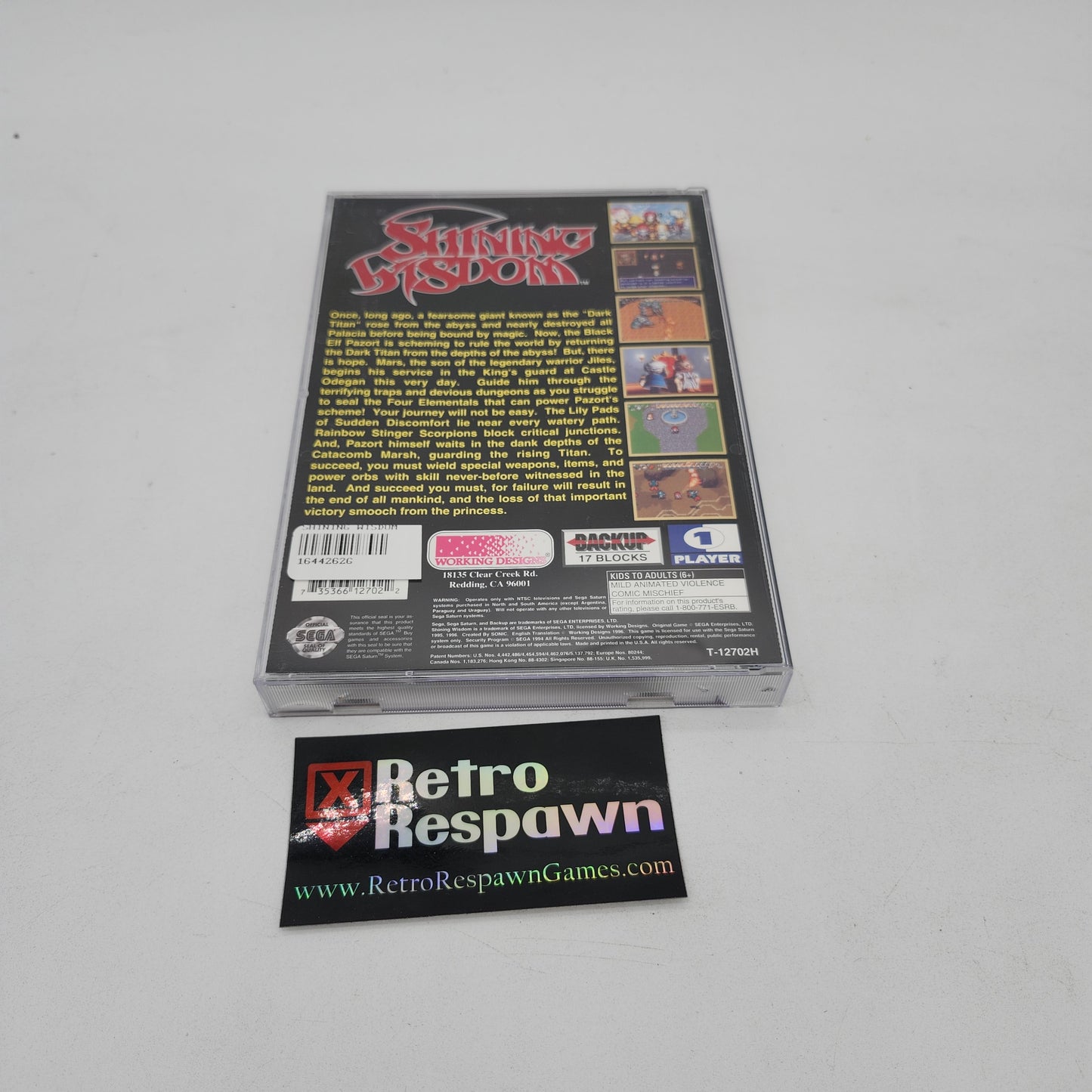 Shining Wisdom - Sega Saturn (Complete)